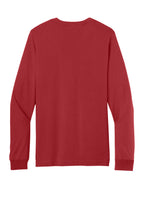 Rear View of CanvasRed BELLA+CANVAS Unisex Jersey Long Sleeve Tee. BC3501