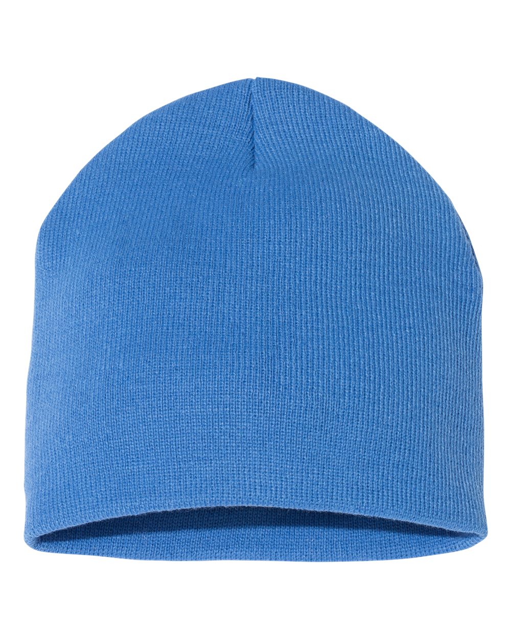Rear View of Carolina Blue 8 1/2" Beanie - 1500KC