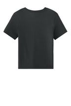 Rear View of DarkGrey BELLA+CANVAS Women's 6-Ounce Heavyweight Tee BC6110