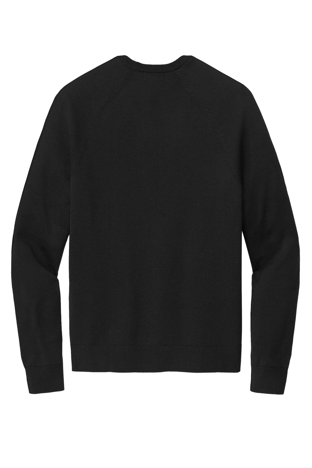 Rear View of DeepBlack Brooks Brothers Cotton Stretch V-Neck Sweater BB18400