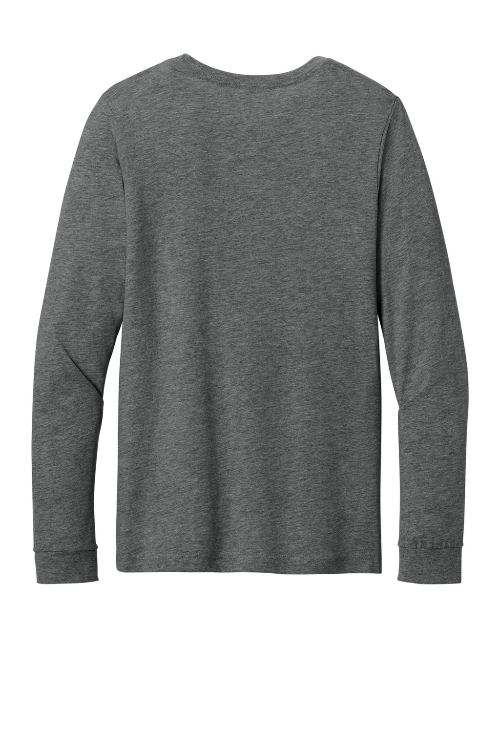 Rear View of DpHeather BELLA+CANVAS Unisex Heather CVC Long Sleeve Tee BC3501CVC