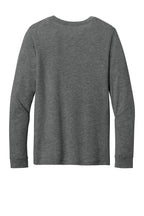 Rear View of DpHeather BELLA+CANVAS Unisex Heather CVC Long Sleeve Tee BC3501CVC