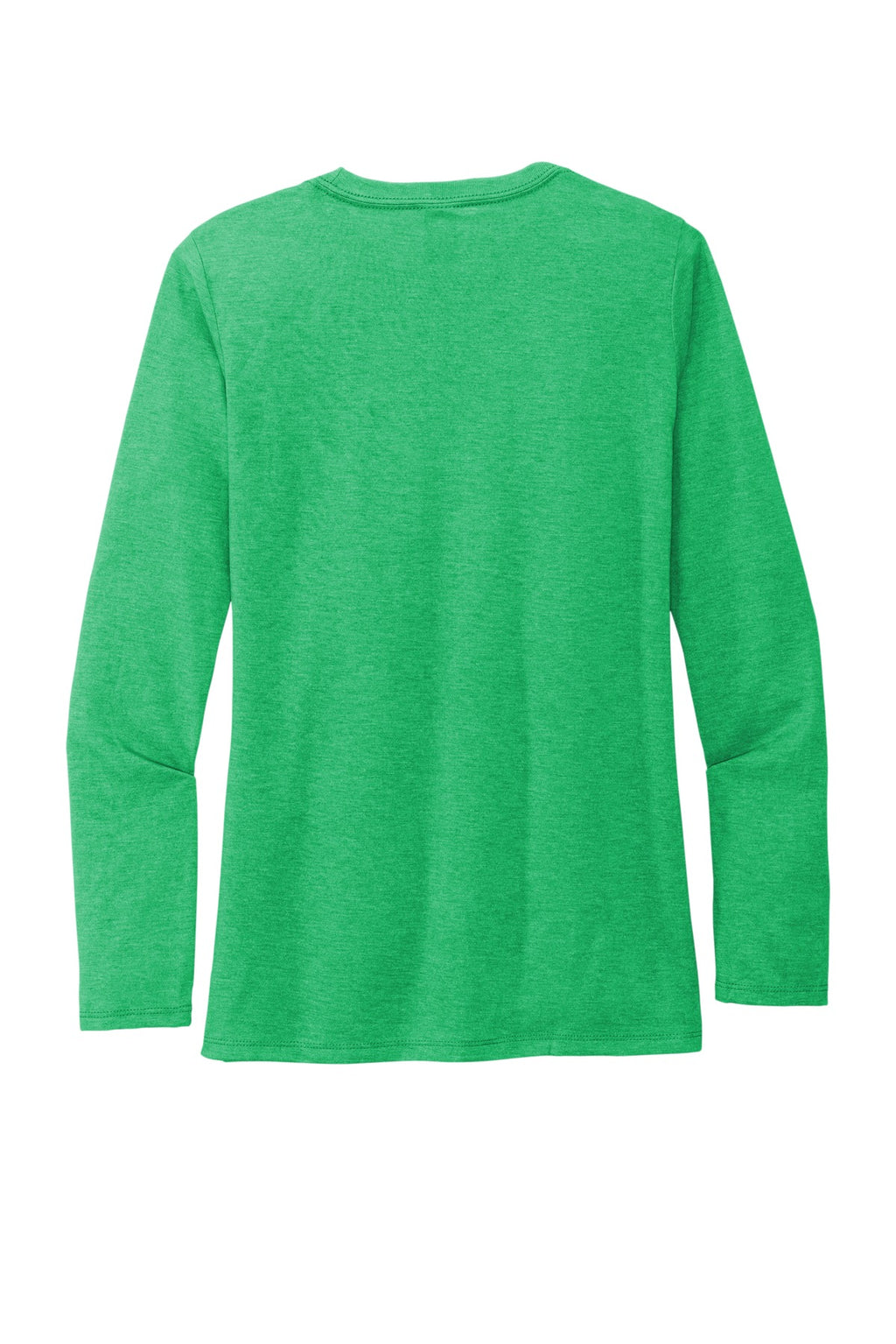 Rear View of Enviro Green Allmade Women's Tri-Blend Long Sleeve Tee AL6008