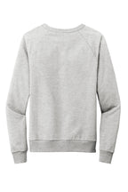 Rear View of GrntGryHtr Allmade Unisex Organic French Terry Crewneck Sweatshirt AL4004