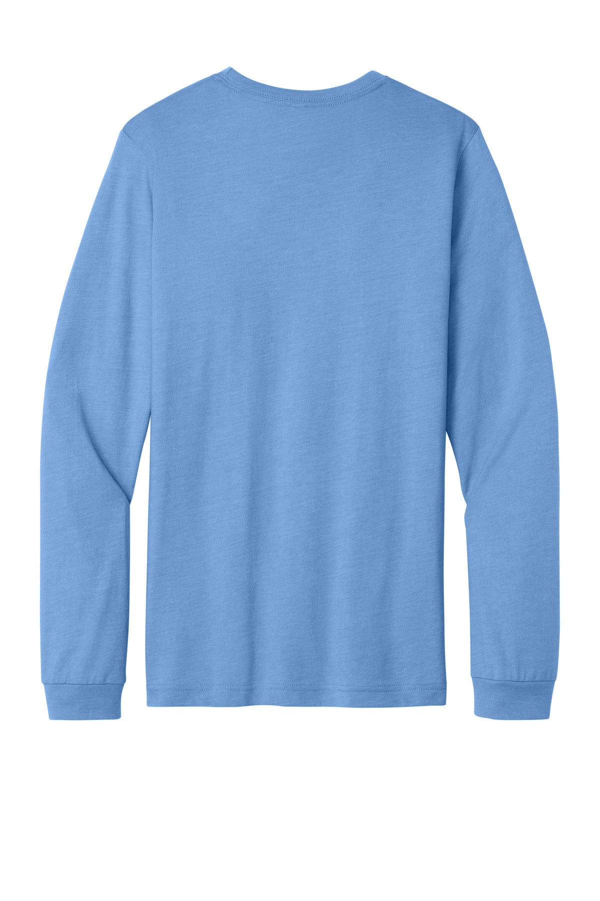 Rear View of HCarolinaB BELLA+CANVAS Unisex Heather CVC Long Sleeve Tee BC3501CVC