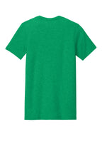 Rear View of Ht Kelly BELLA+CANVAS Unisex Heather CVC Short Sleeve Tee. BC3001CVC