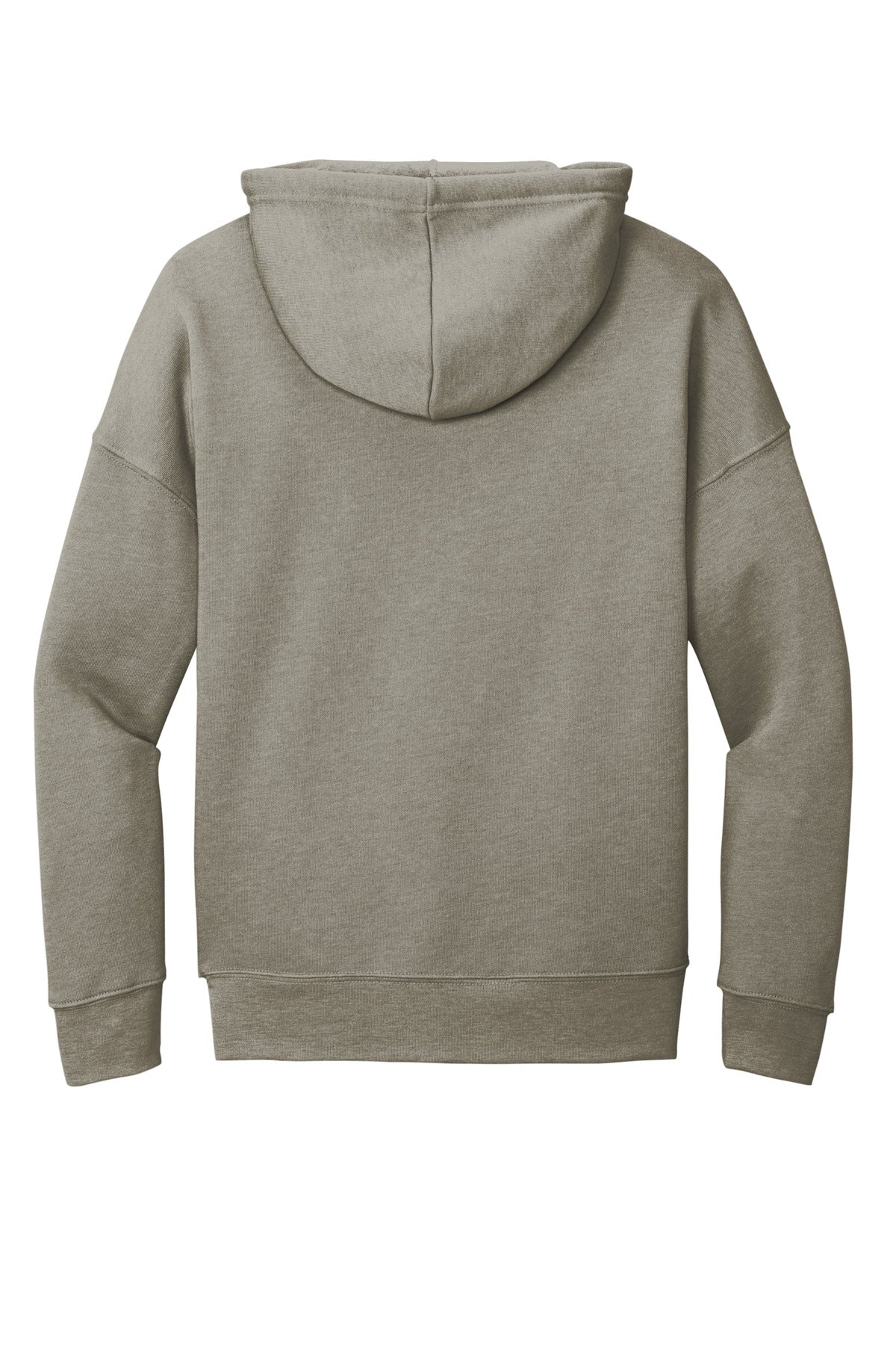 Rear View of Ht Stone BELLA+CANVAS Unisex Sponge Fleece Pullover DTM Hoodie. BC3729
