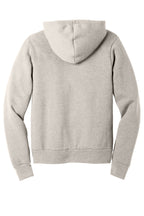 Rear View of HthrDust BELLA+CANVAS Unisex Sponge Fleece Pullover Hoodie. BC3719