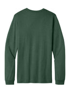 Rear View of HthrForest BELLA+CANVAS Unisex Heather CVC Long Sleeve Tee BC3501CVC