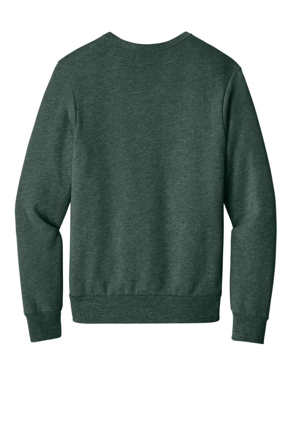 Rear View of HthrForest BELLA+CANVAS Unisex Sponge Fleece Classic Crewneck Sweatshirt BC3911