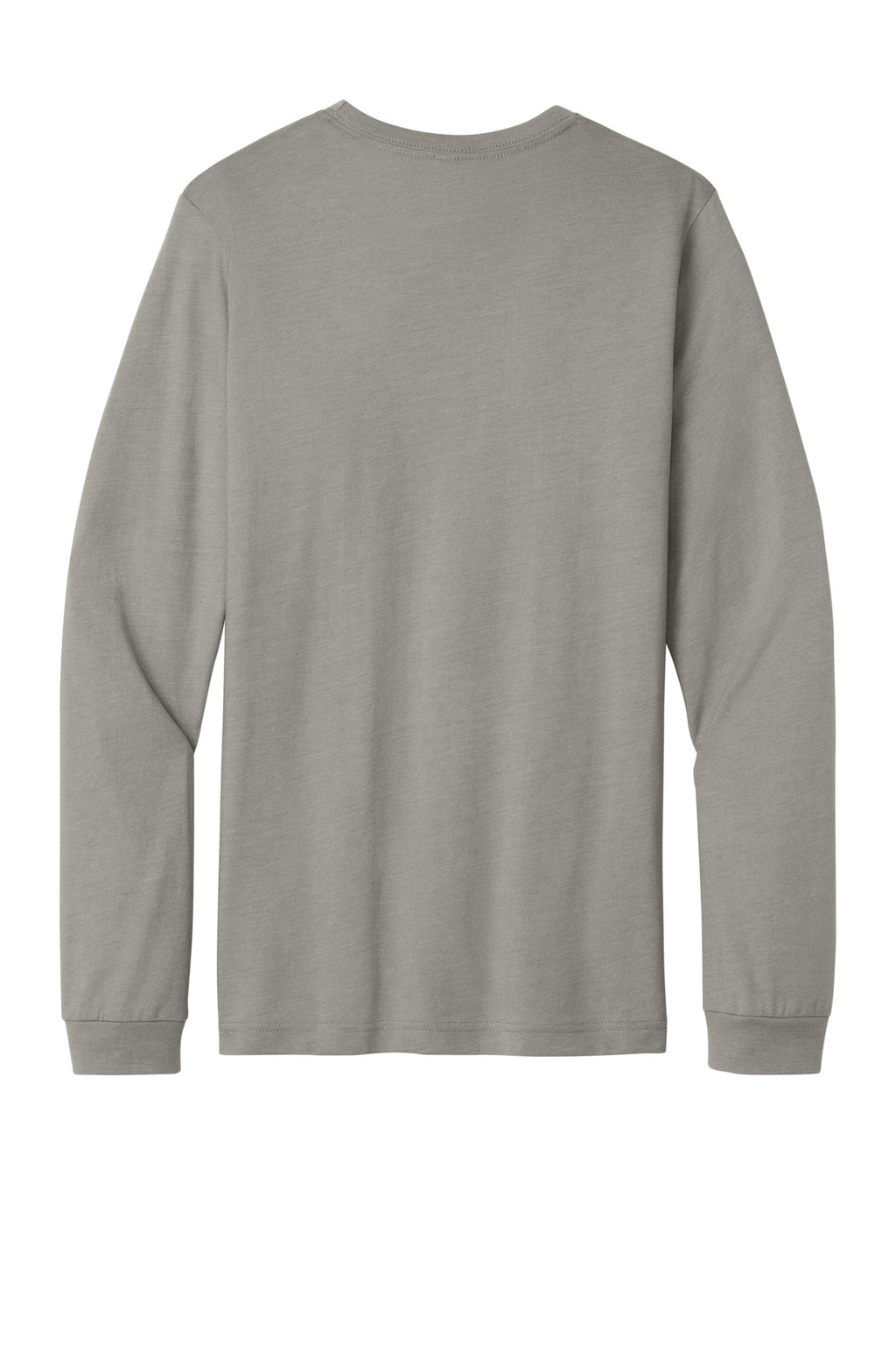 Rear View of HthrStone BELLA+CANVAS Unisex Heather CVC Long Sleeve Tee BC3501CVC