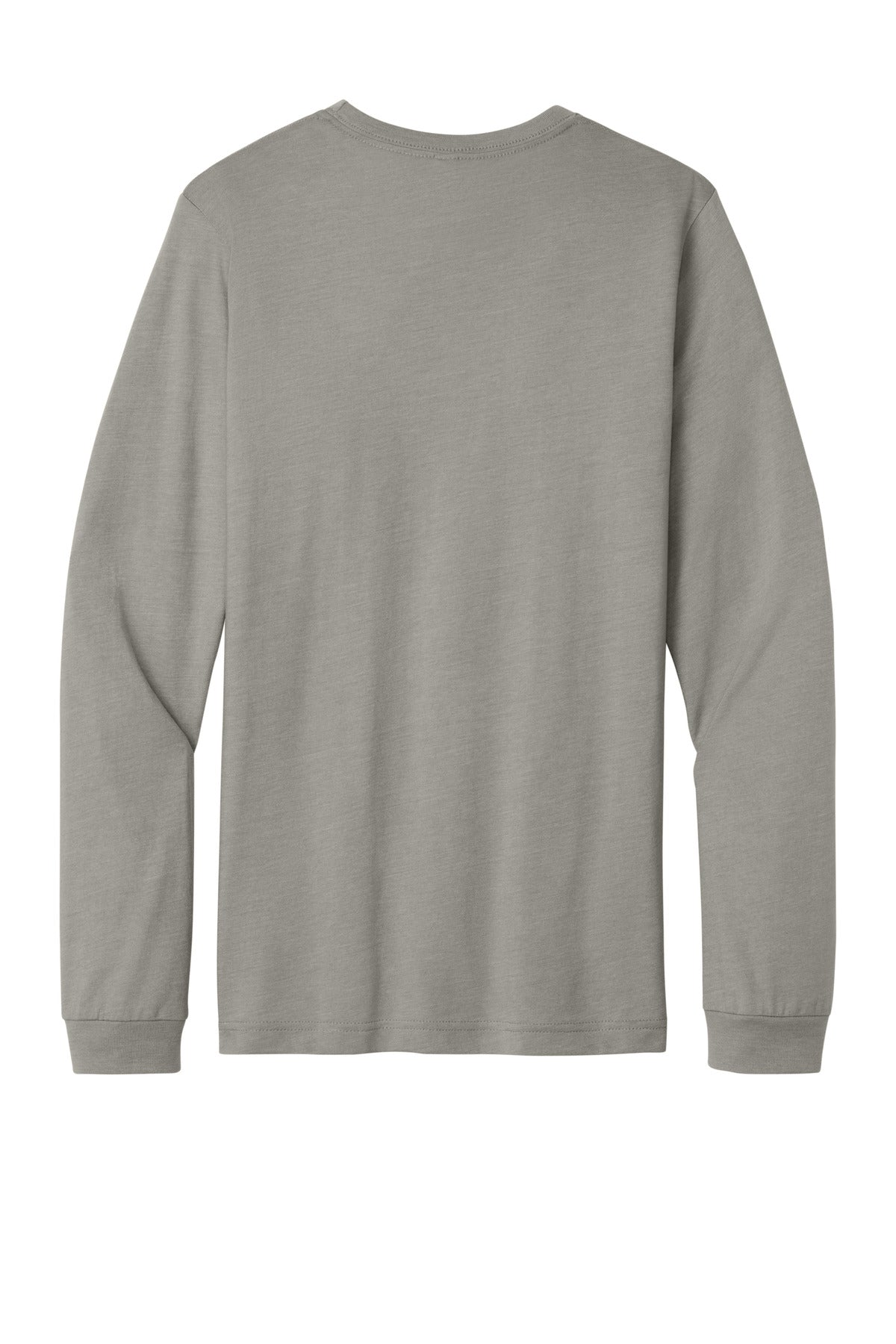 Rear View of HthrStone BELLA+CANVAS Unisex Heather CVC Long Sleeve Tee BC3501CVC