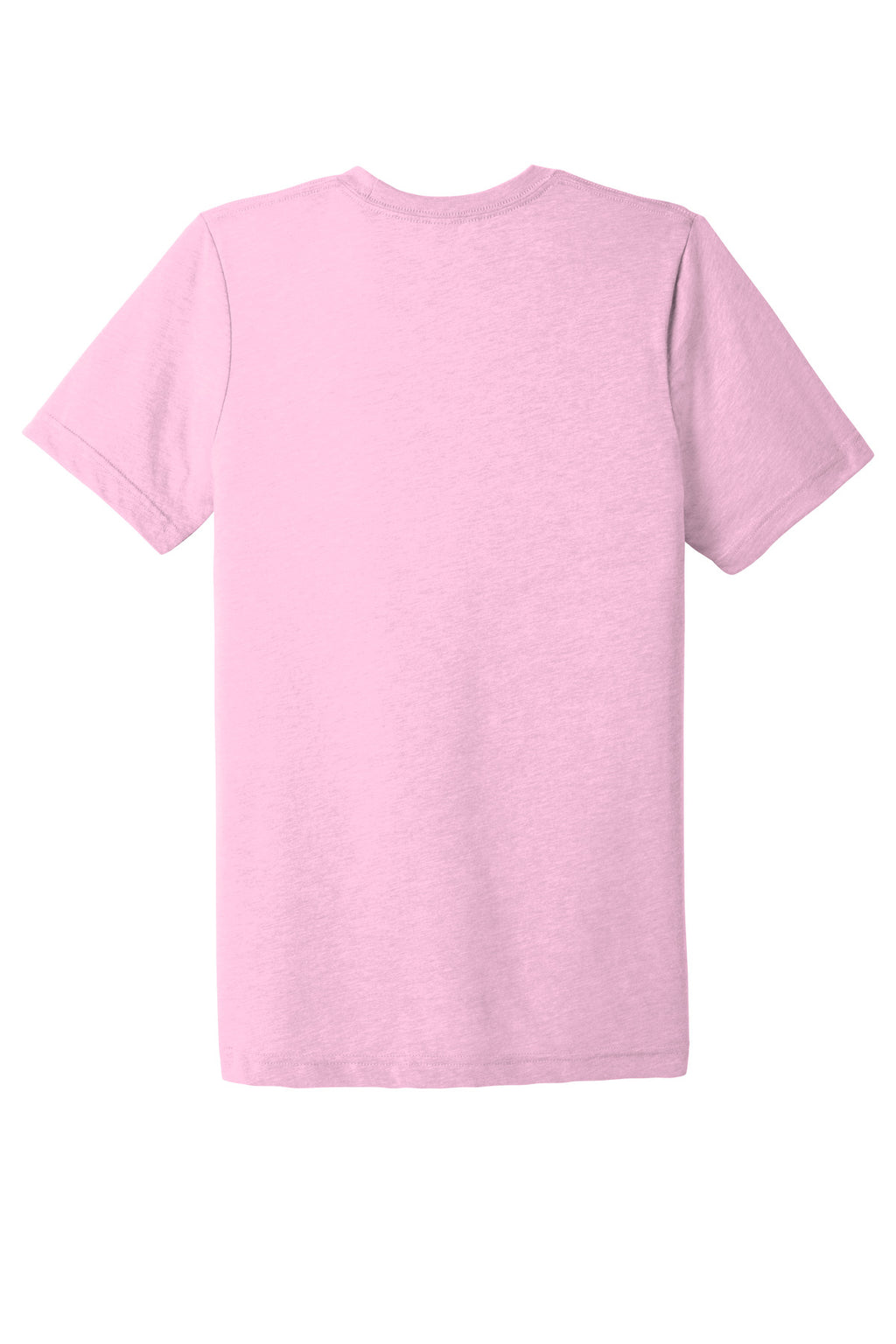 Rear View of Lilac TB BELLA+CANVAS Unisex Triblend Short Sleeve Tee. BC3413