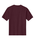 Rear View of Maroon BELLA+CANVAS Unisex 6-Ounce Heavyweight Tee BC3010