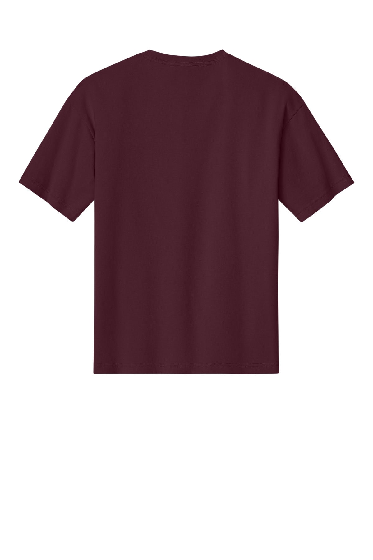 Rear View of Maroon BELLA+CANVAS Unisex 6-Ounce Heavyweight Tee BC3010