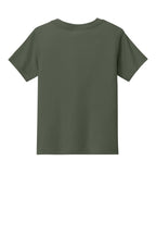Rear View of MilGreen BELLA+CANVAS Toddler Short Sleeve Tee BC3001T