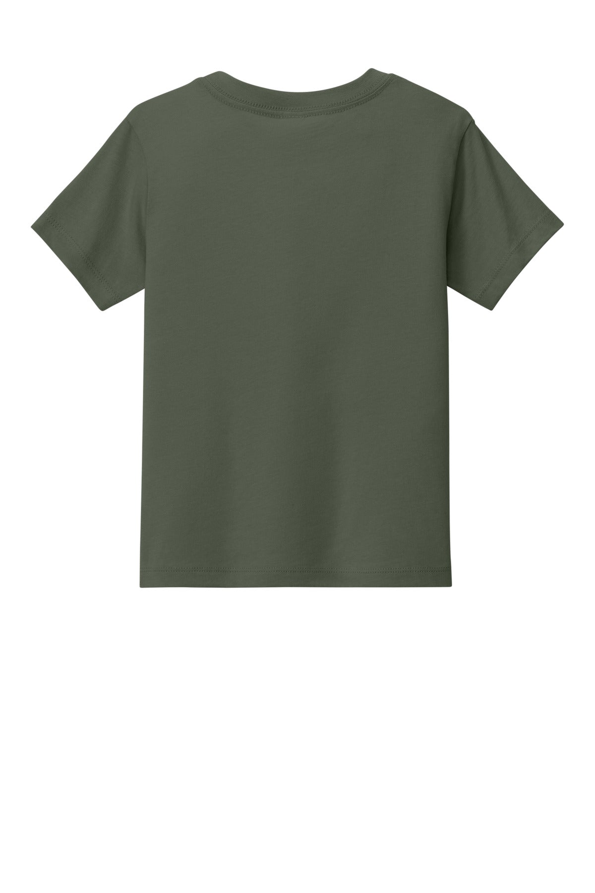 Rear View of MilGreen BELLA+CANVAS Toddler Short Sleeve Tee BC3001T