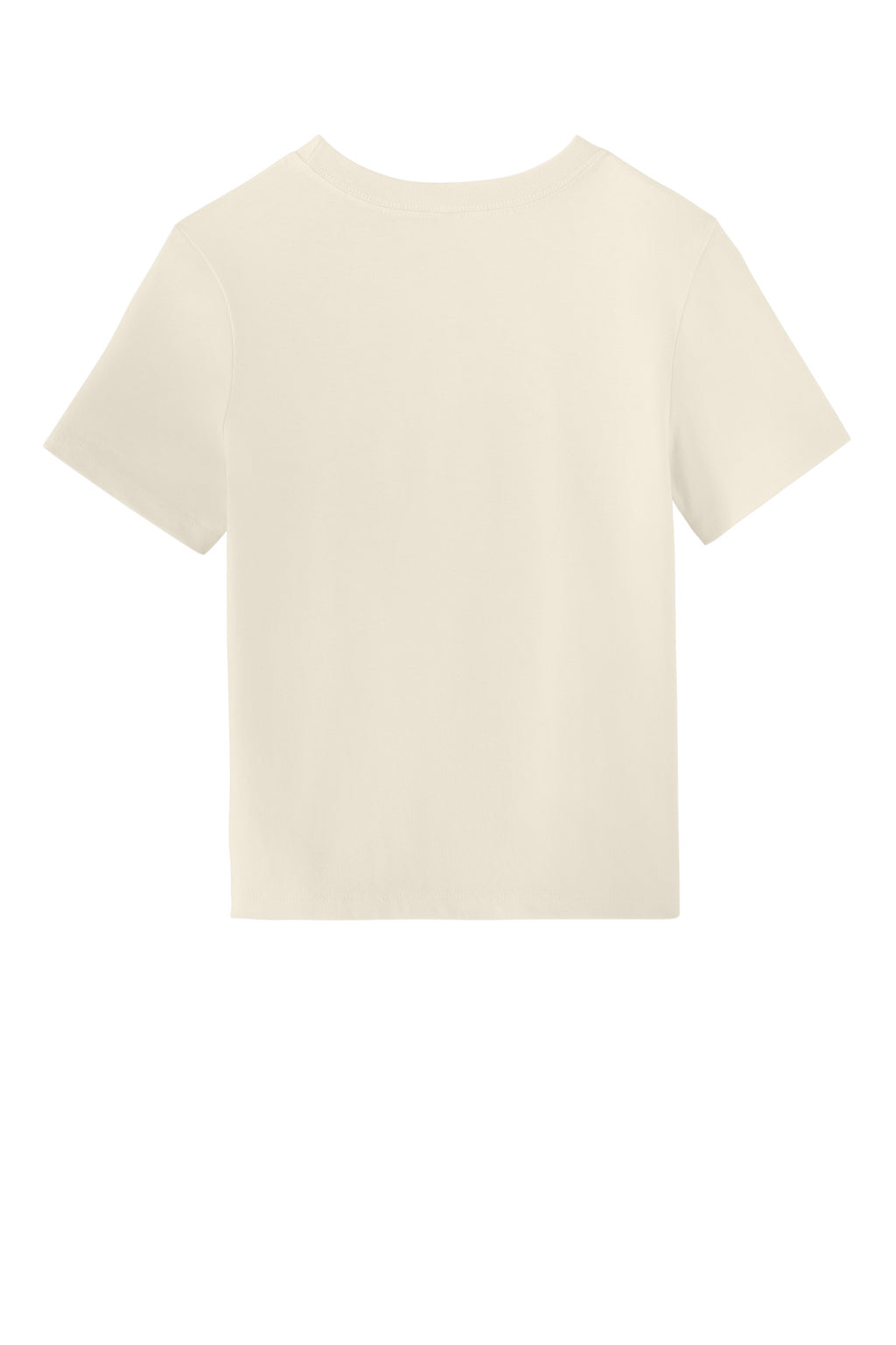 Rear View of Natural BELLA+CANVAS Women's 6-Ounce Heavyweight Tee BC6110