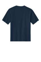 Rear View of Navy BELLA+CANVAS Unisex 6-Ounce Heavyweight Tee BC3010