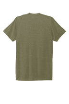 Rear View of Olive You Grn Allmade Unisex Tri-Blend Tee AL2004