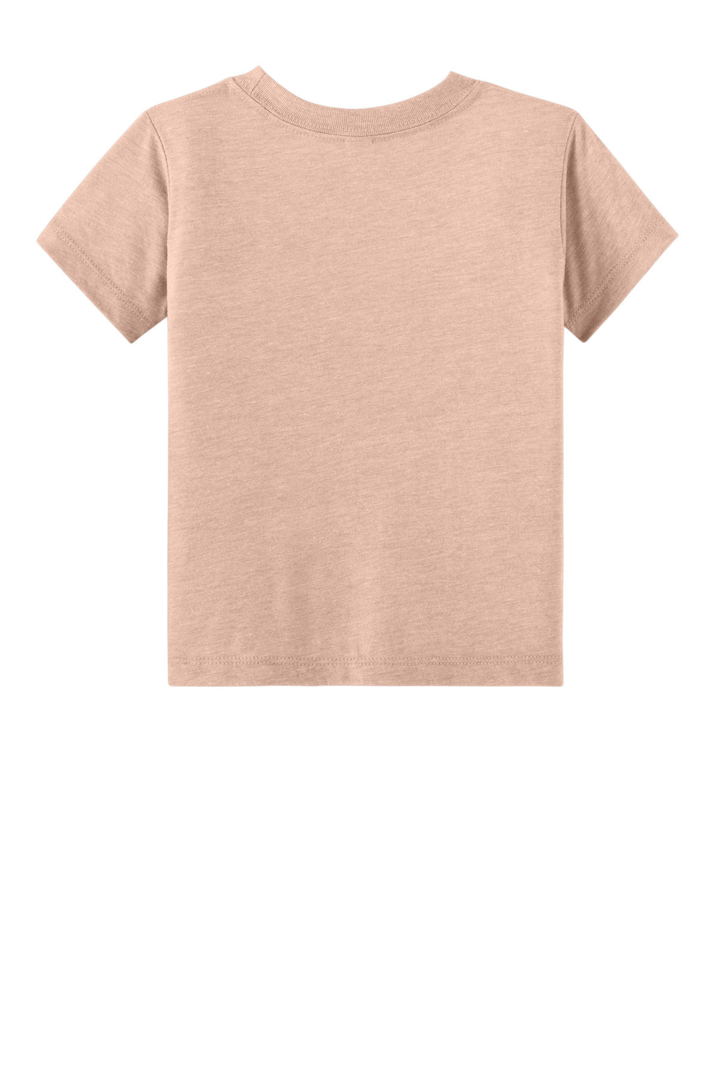 Rear View of PeachTB BELLA+CANVAS Toddler Triblend Short Sleeve Tee BC3413T