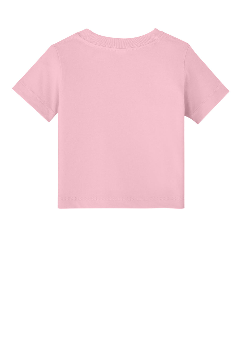 Rear View of Pink BELLA+CANVAS Infant Jersey Short Sleeve Tee BC3001B