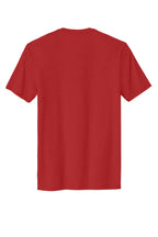 Rear View of RevlutnRed Allmade Unisex Organic Cotton Tee. AL2100