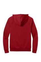 Rear View of RevlutnRed Allmade Unisex Organic CVC Fleece Pullover Hoodie AL5000