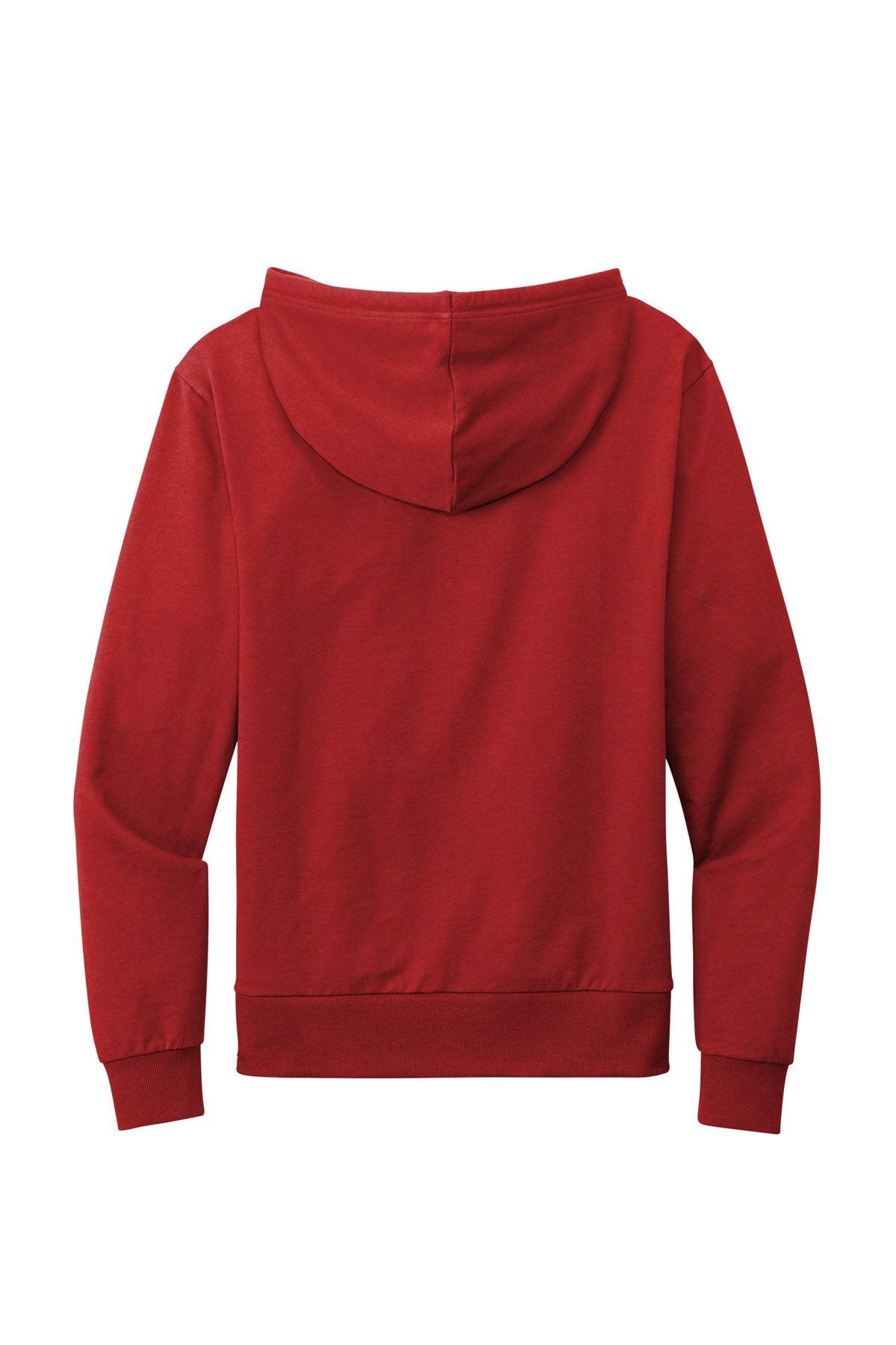Rear View of RevlutnRed Allmade Unisex Organic French Terry Pullover Hoodie AL4000