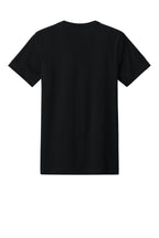 Rear View of SldBkBlend BELLA+CANVAS Unisex Heather CVC V-Neck Tee BC3005CVC