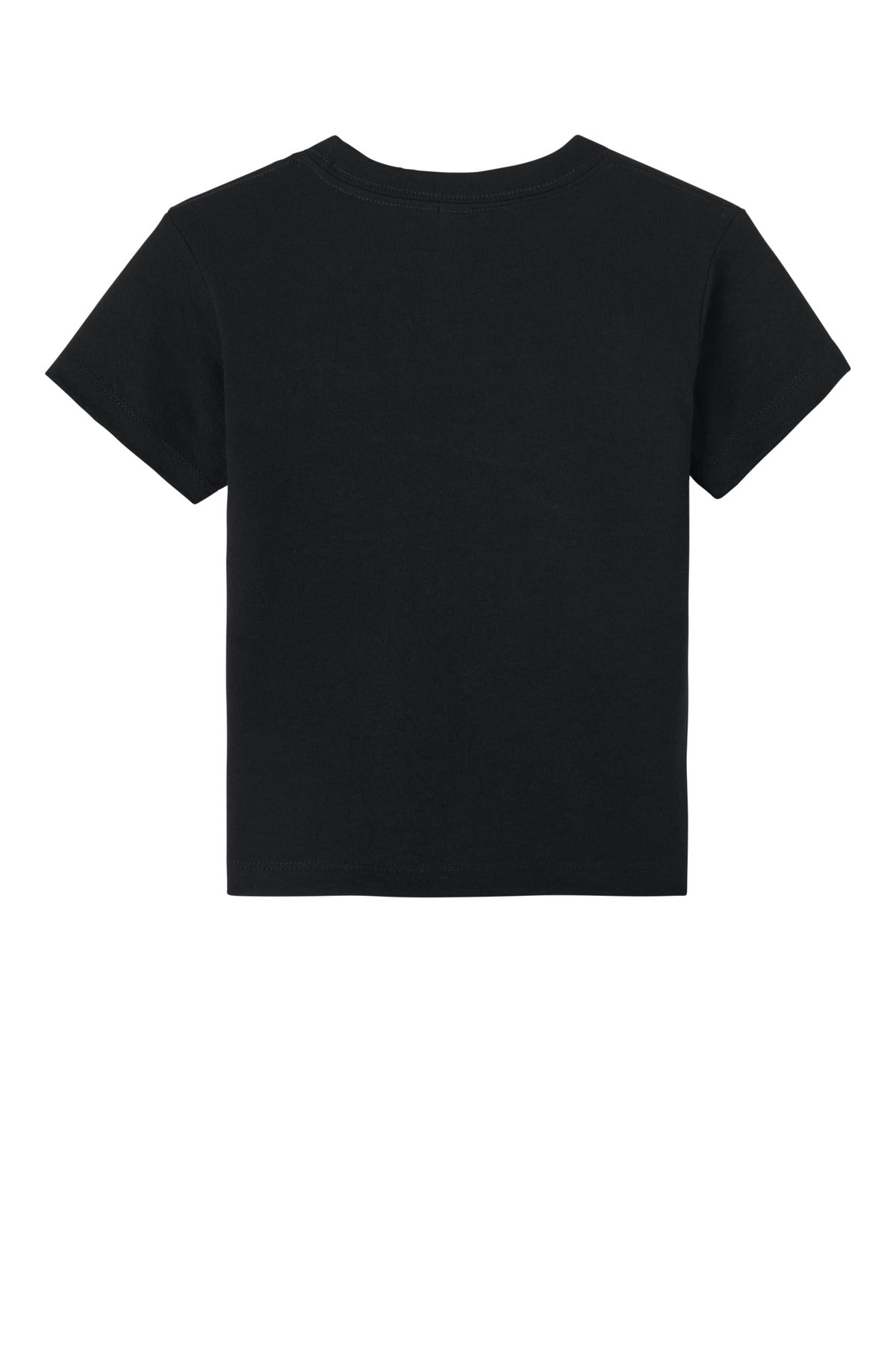 Rear View of SldBlkTB BELLA+CANVAS Toddler Triblend Short Sleeve Tee BC3413T