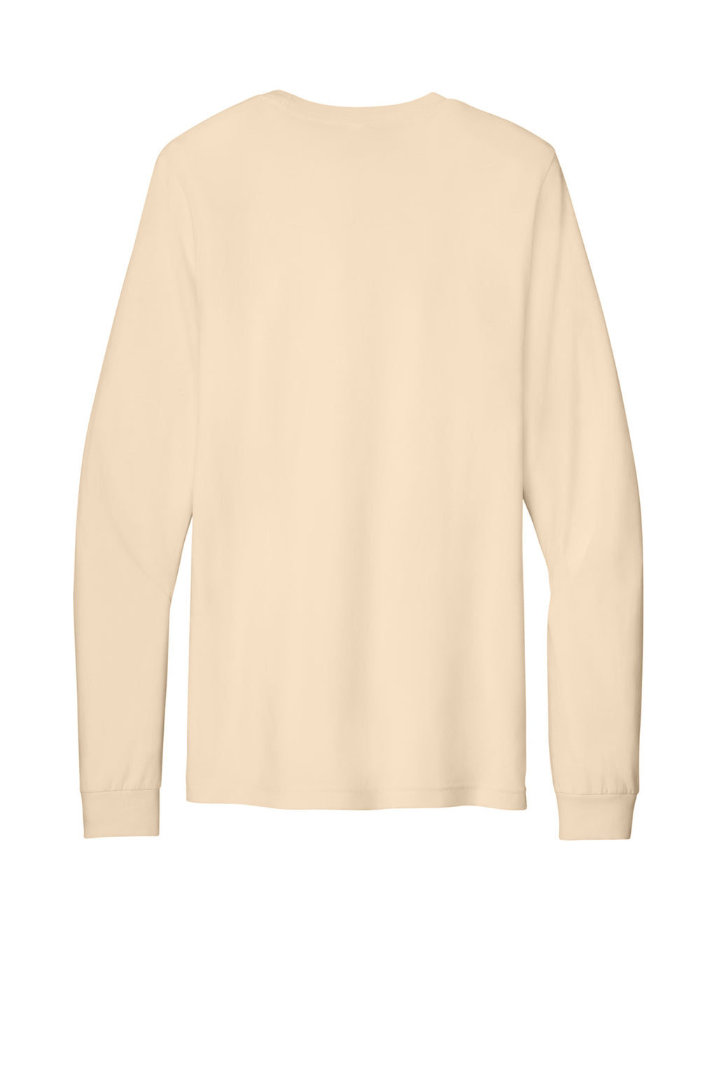 Rear View of SoftCream BELLA+CANVAS Unisex Jersey Long Sleeve Tee. BC3501