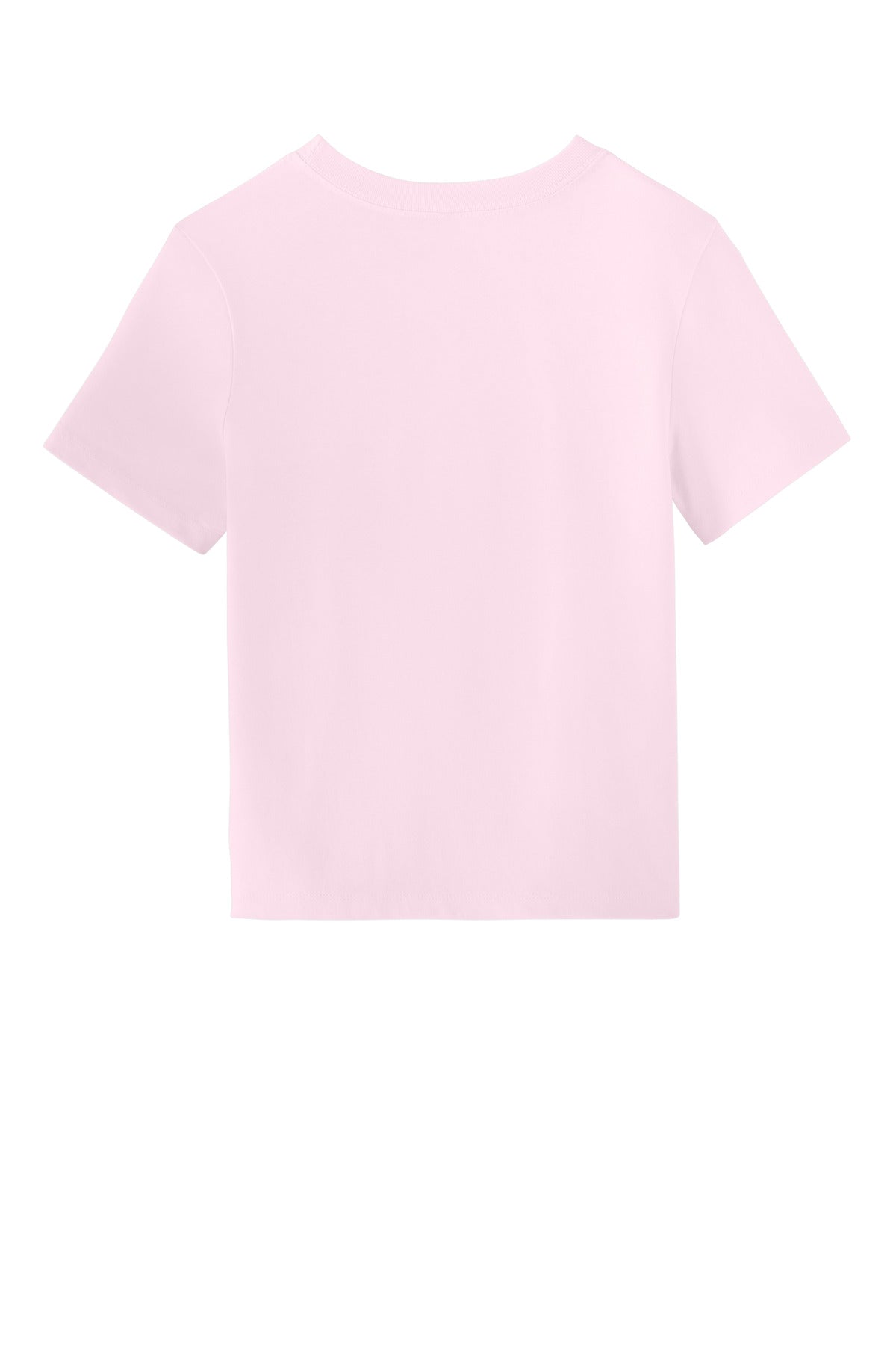 Rear View of SoftPink BELLA+CANVAS Women's 6-Ounce Heavyweight Tee BC6110