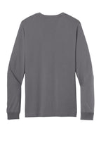 Rear View of Storm BELLA+CANVAS Unisex Jersey Long Sleeve Tee. BC3501