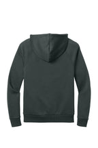 Rear View of Teraingrey Allmade Unisex Organic CVC Fleece Pullover Hoodie AL5000