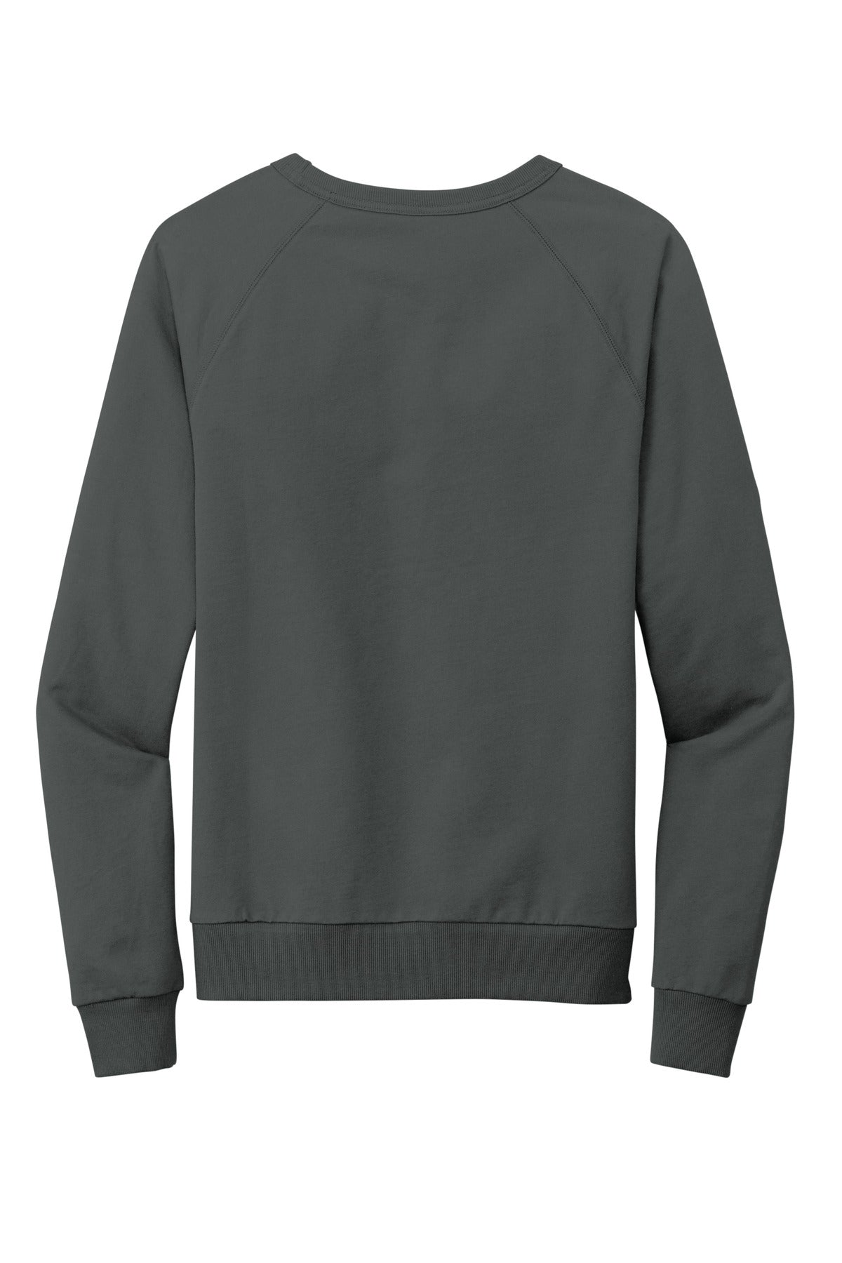 Rear View of Teraingrey Allmade Unisex Organic French Terry Crewneck Sweatshirt AL4004