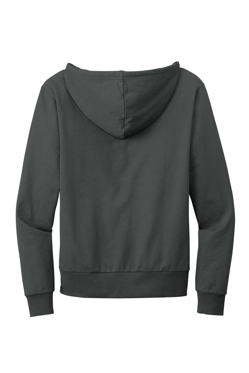 Rear View of Teraingrey Allmade Unisex Organic French Terry Full-Zip Hoodie AL4002