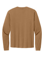 Rear View of Toast BELLA+CANVAS Unisex 6-Ounce Heavyweight Long Sleeve Tee BC3511