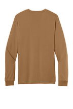 Rear View of Toast BELLA+CANVAS Unisex Jersey Long Sleeve Tee. BC3501