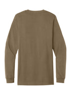 Rear View of VintageBrn BELLA+CANVAS Unisex Jersey Long Sleeve Tee. BC3501