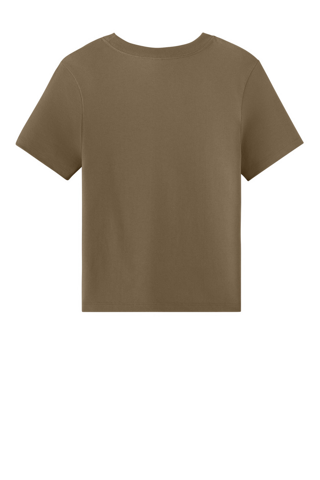 Rear View of VintageBrn BELLA+CANVAS Women's 6-Ounce Heavyweight Tee BC6110