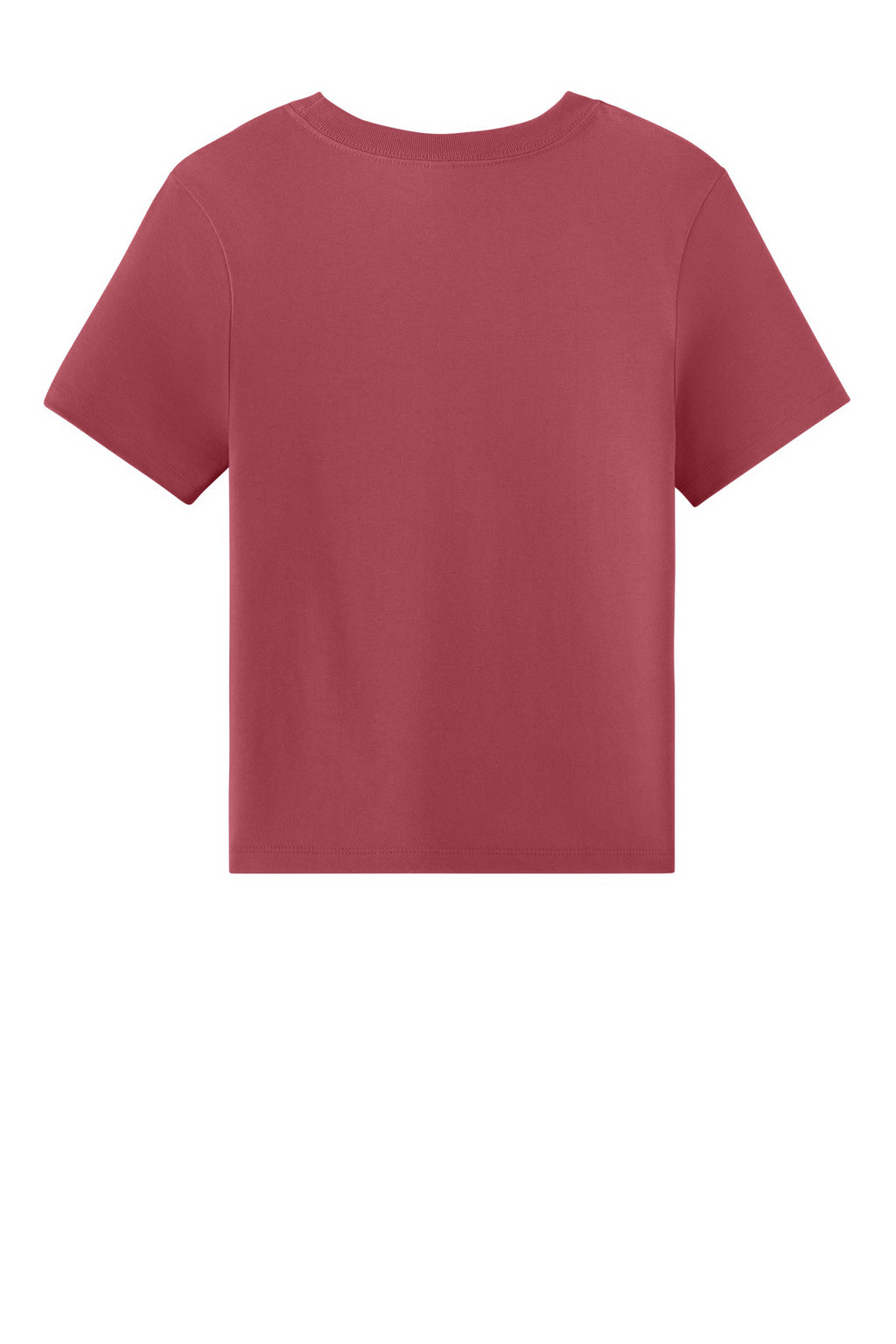 Rear View of VtgRed BELLA+CANVAS Women's 6-Ounce Heavyweight Tee BC6110