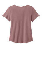 Rear View of VtgRose Allmade Women's Relaxed Tri-Blend Scoop Neck Tee AL2015
