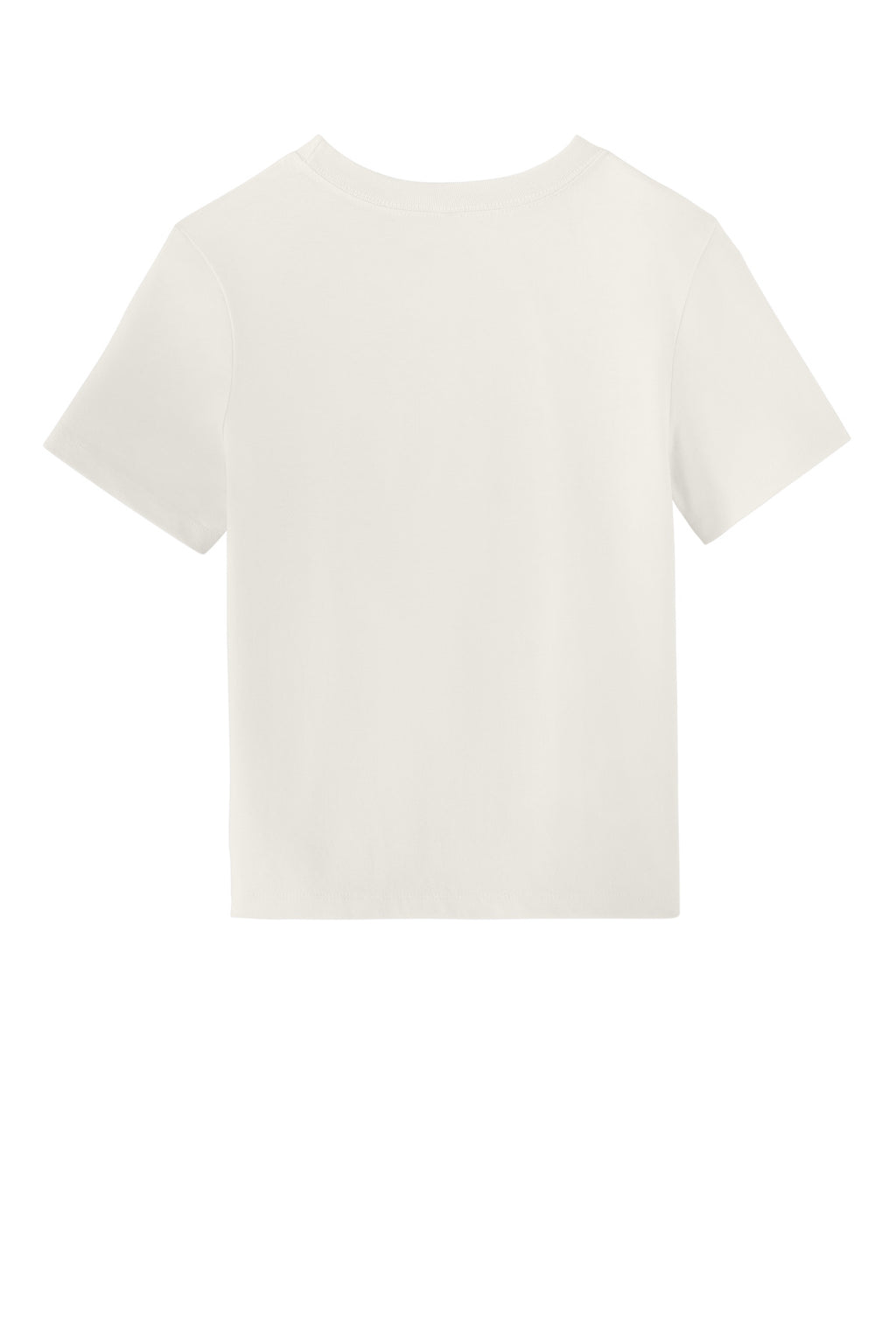 Rear View of VtgWhite BELLA+CANVAS Women's 6-Ounce Heavyweight Tee BC6110