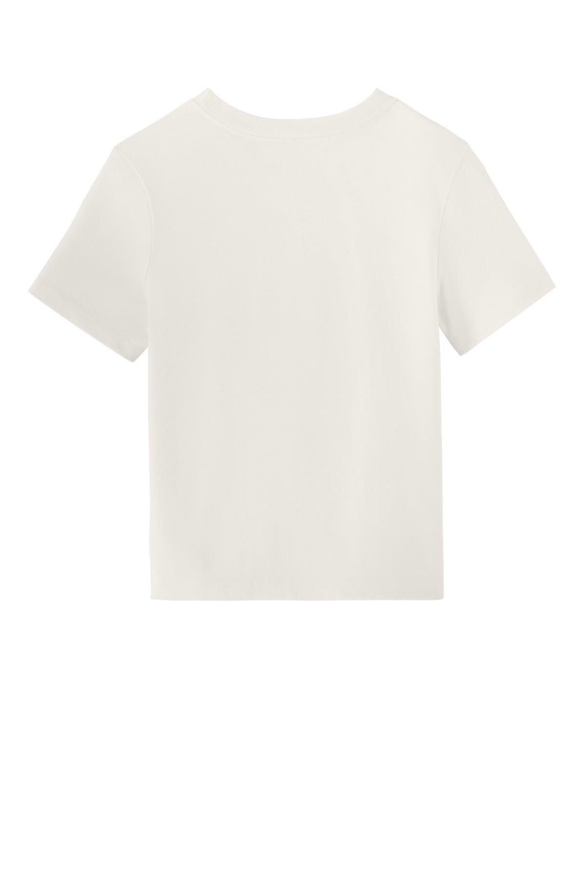 Rear View of VtgWhite BELLA+CANVAS Women's 6-Ounce Heavyweight Tee BC6110