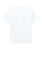 Rear View of White BELLA+CANVAS Unisex 6-Ounce Heavyweight Tee BC3010
