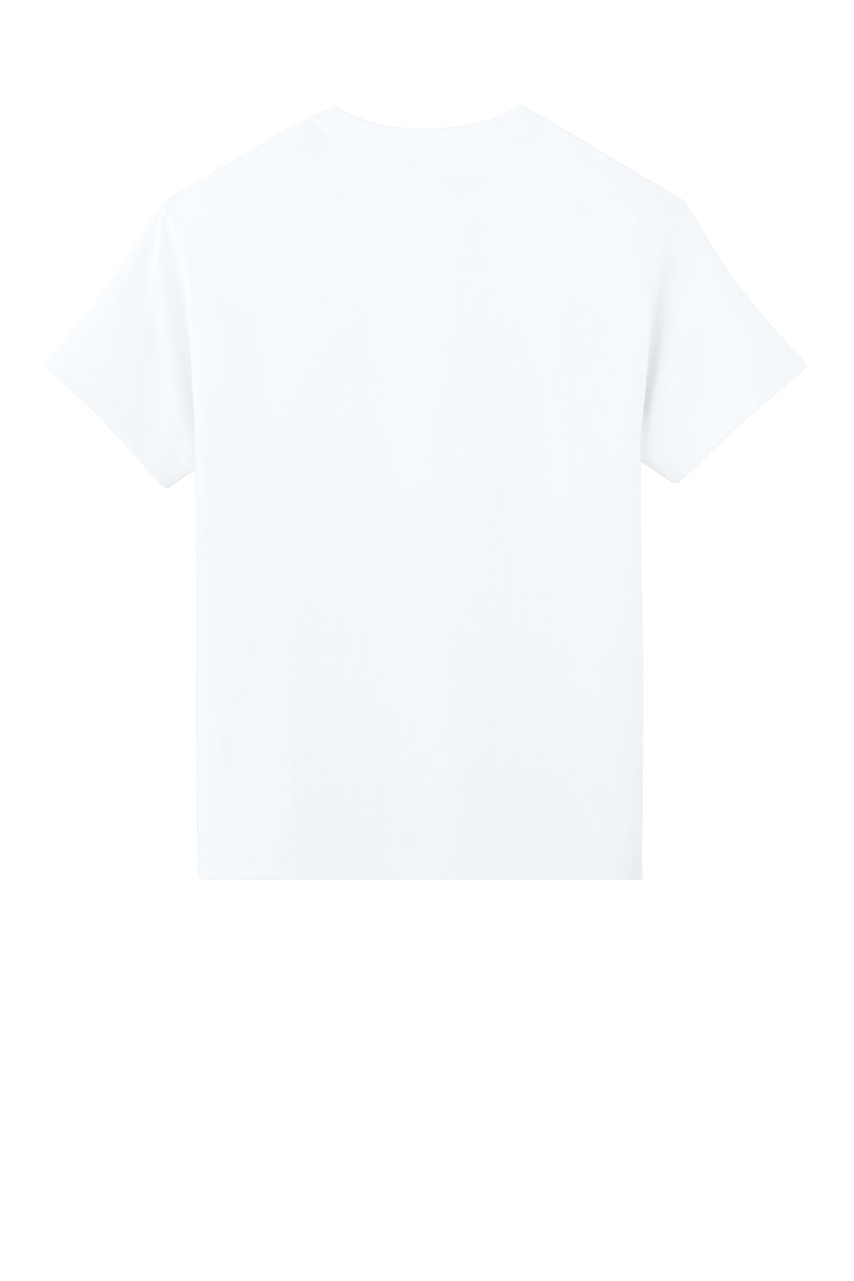 Rear View of White BELLA+CANVAS Unisex 6-Ounce Heavyweight Tee BC3010