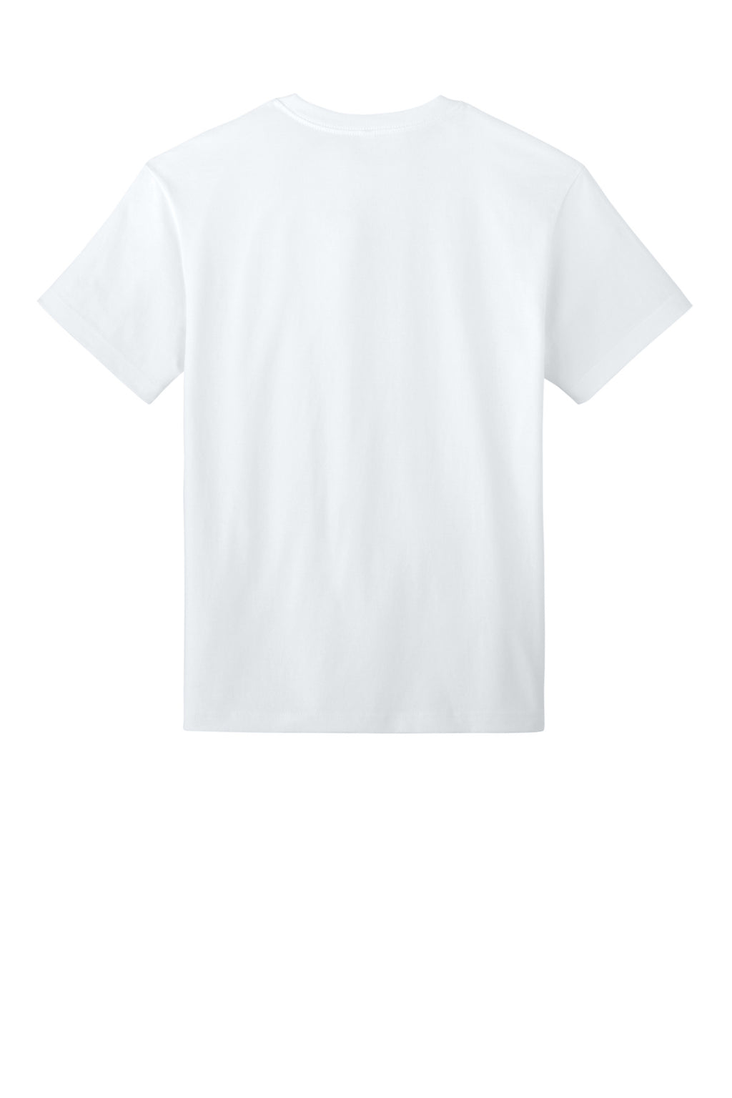 Rear View of White BELLA+CANVAS Unisex 7.5-Ounce Heavyweight Tee BC4610