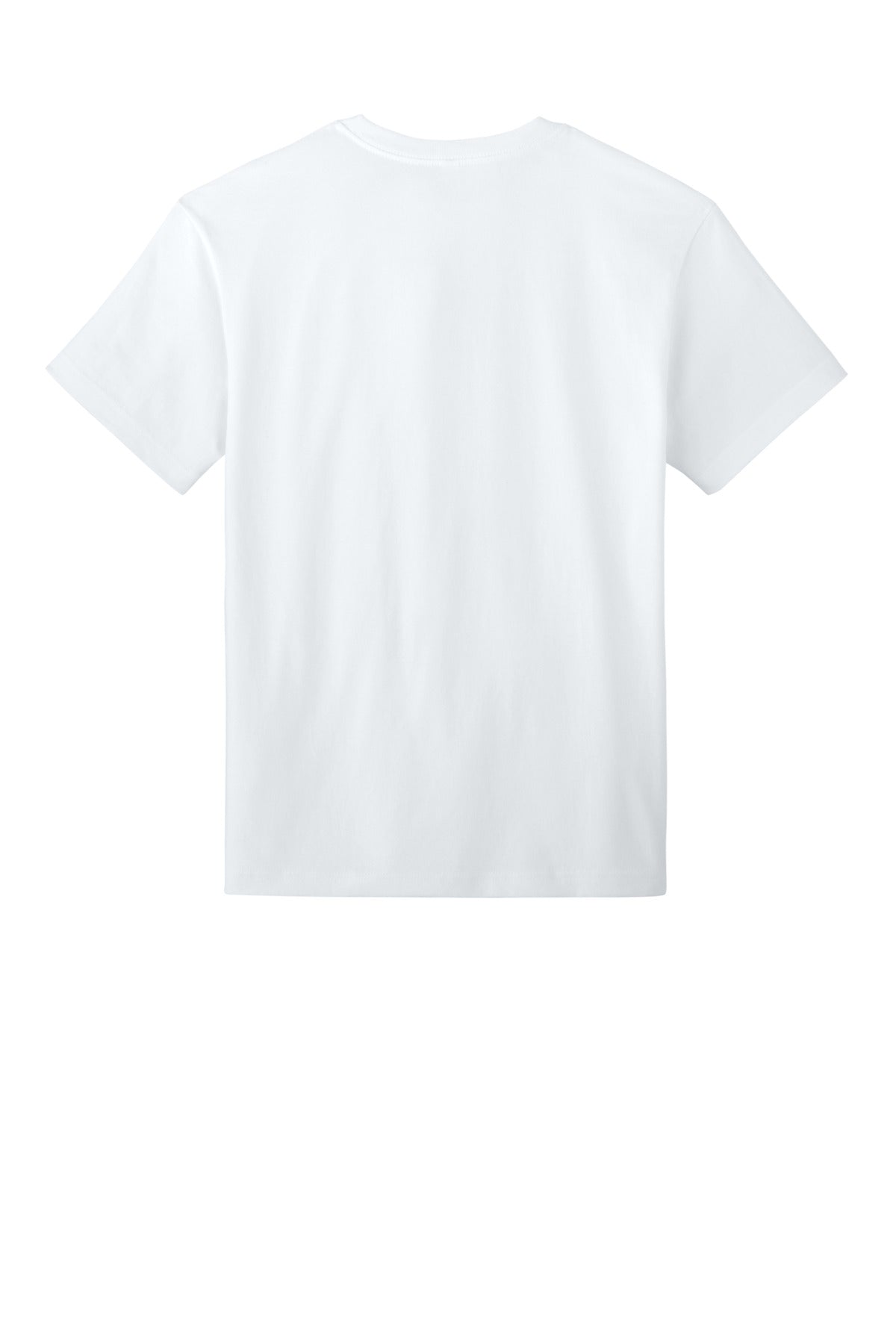 Rear View of White BELLA+CANVAS Unisex 7.5-Ounce Heavyweight Tee BC4610