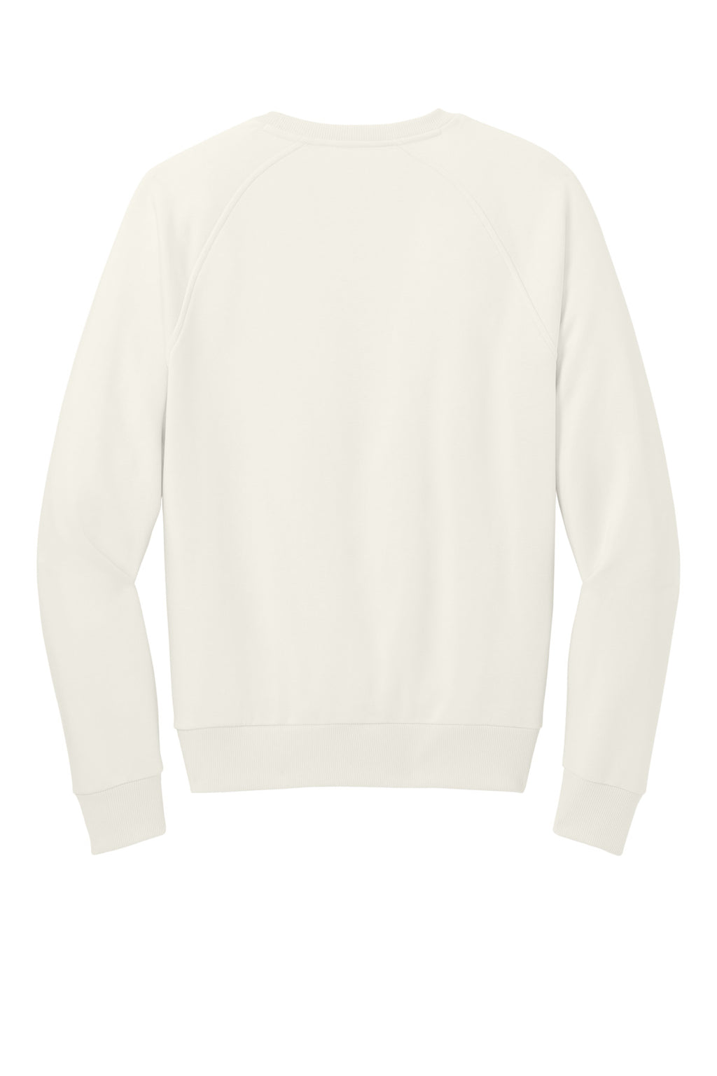 Rear View of WhiteSand Allmade Unisex Organic CVC Fleece Crewneck Sweatshirt AL5004